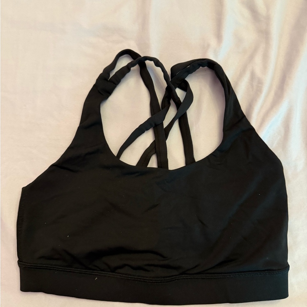 lululemon athletica Black Strappy Sports Bra